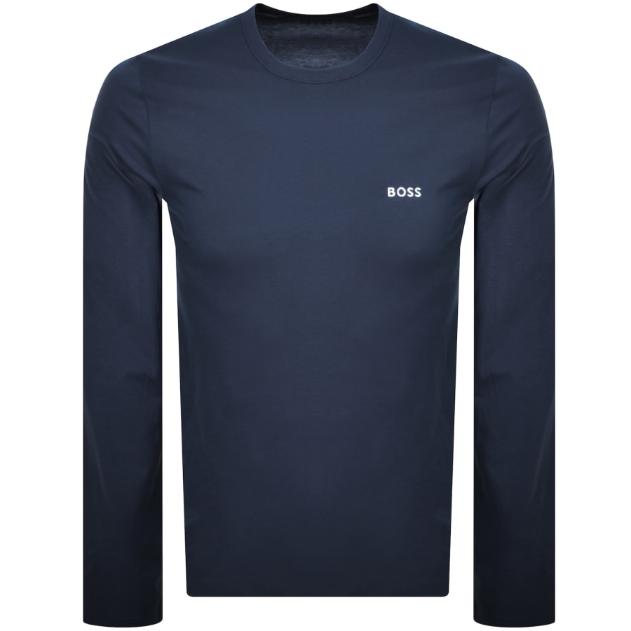 Hugo boss mens long sleeve t shirts clearance